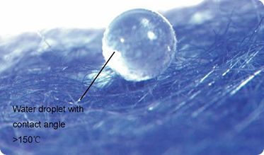Pyrogel是一种超疏水且透气的材料